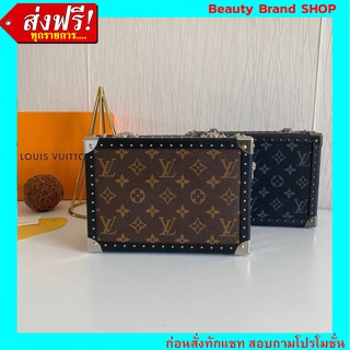 🔥 ราคาส่ง งานตรงปก เป๊ะมาก🔥  Louis Vuitton Soft Trunk Bag Original Grade Full Set Option หนังแท้ 100%