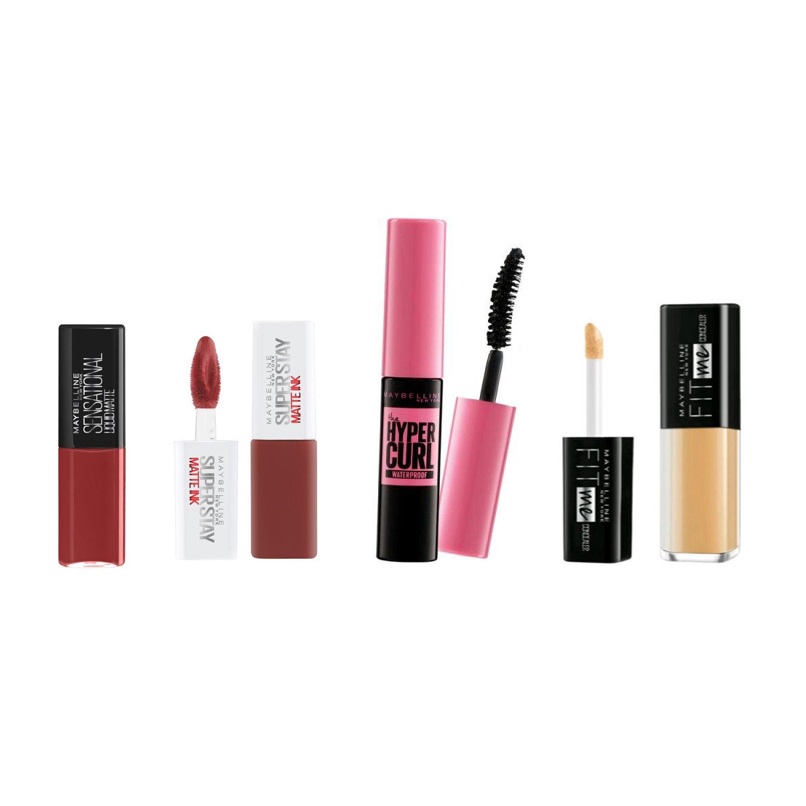 ลิป Maybelline ไซส์มินิ แบบพกพา และไซส์จริง