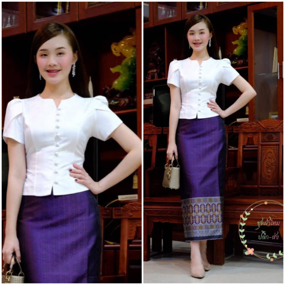 แบบแขนสั้นมาใหม่ ทรงสวยแบบเก๋ไปอี๊กกก งานสวย แพทเทินเป๊ะมากก. อัดผ้ากาว เนื้อผ้าใส่สบายไม่ร้อน มีบริการเก็บเงินปลายทาง