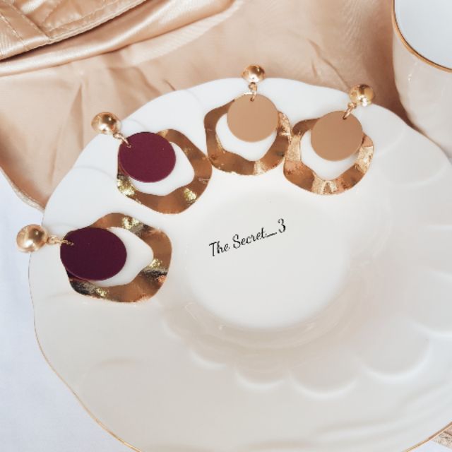 ต่างหู รุ่น Pentagon Gold