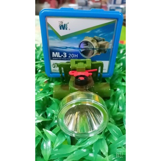 ไฟฉายคาดหัว ML-3 แสงสีขาว หัวไฟกรีดยาง ไฟส่องกบ สินค้าขายดี