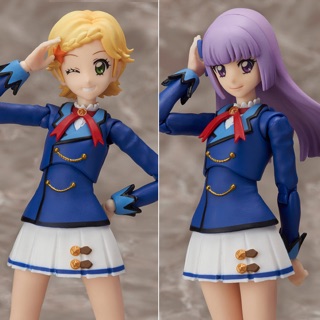 S.H.Figuarts Sumire Hikami &amp; Hinaki Shinjou (Winter Uniform ver.) Set / SHF Aikatsu ไอคัตสึ ฟิกเกอร์แท้ โมเดล