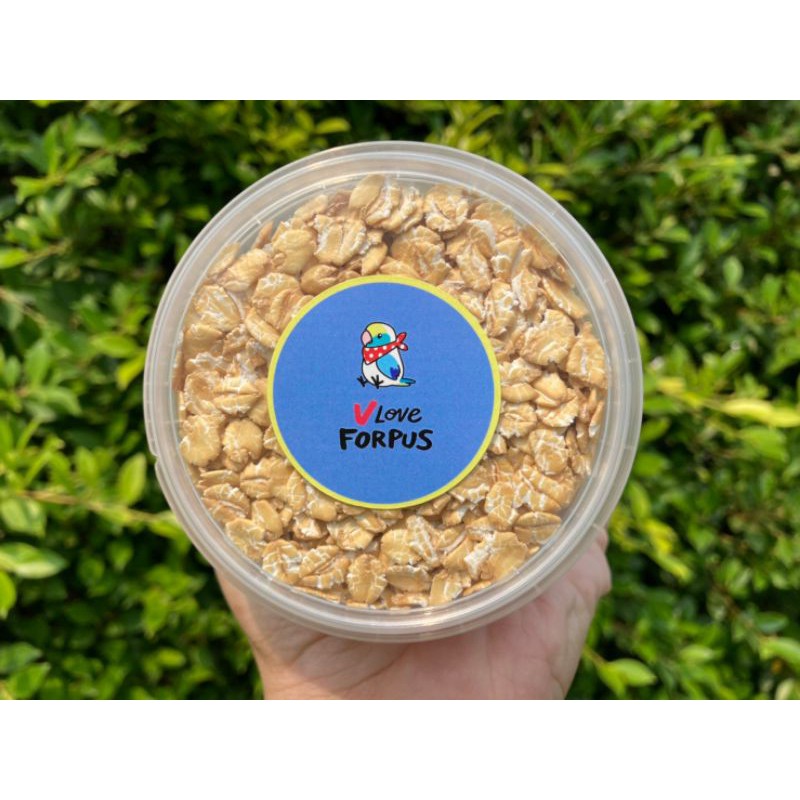 แผ่นข้าวสาลีอบ (Wheat Flake) แบ่งบรรจุ 100 กรัม