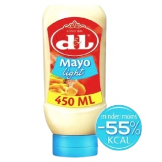 ดี แอนด์ แอล มายองเนสรสไข่สูตรลดพลังงาน 450 มิลลิลิตร - Devos &amp; Lemmens Mayonnaise Light with Egg 450ml