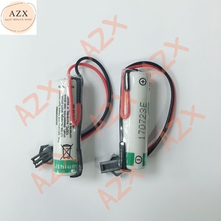 พร้อมส่ง LS14500 Saft LS-14500 AA 3.6V Lithium Battery  มีแจ็คดำ