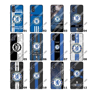 CHELSEA เชลซี เคสสกรีน REALME 7i Realme C17 Realme F17 Pro Realme 7 Pro ลายฟุตบอลเชลซี