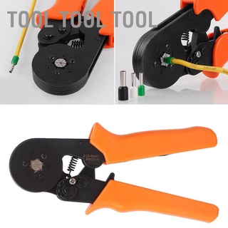 [คลังสินค้าใส] HSC8 6-6 Self-Adjusting Crimping Pliers Terminal Crimper 0.25-6mm² 23-10AWG