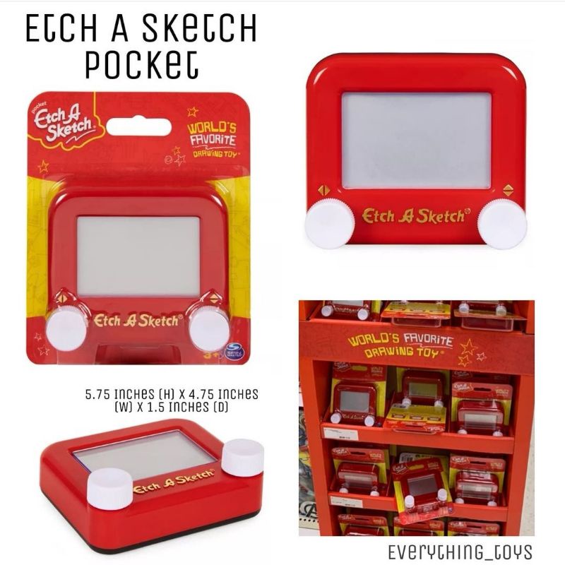 🇺🇸ลิขสิทธิ์​แท้​จาก​อเมริกา​🇺🇸 Toy Story กระดานวาดรูป Etch A Sketch Pocket Size