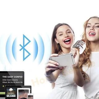 bestyle_home เครื่องเล่นคาราโอเกะ บลูทูธ ไร้สาย ไมโครโฟนคอนเดนเซอร์ ลำโพงในตัว