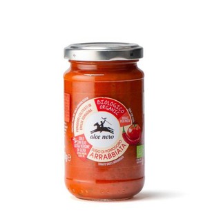 อัลเซ่เนโร่ ซอสพาสต้ามะเขือเทศรสอาราเบียตต้า 200 กรัม - Organic Tomato Sauce Arrabbiata 200g Alce Nero Pasta Sauce