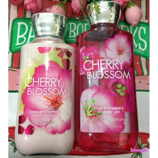 Bath  Bath &amp; Body Works Cherry Blossom *set