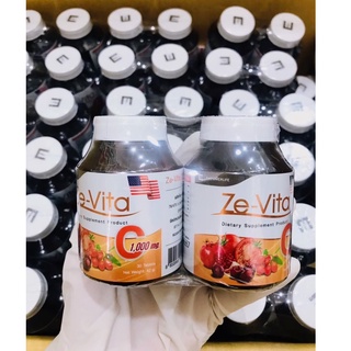 สินค้าขายดี Ze-Vita 1000mg. (ซี-ไวต้า) วิตามินซี เสริมภูมิคุ้มกัน ต้านอนุมูลอิสระ ของแท้100%  พร้อมส่ง