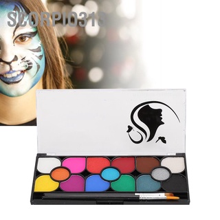 Scorpio313 Professional Water Soluble Face Paint Body Painting Pigment Brush DIY Cosmetic Tool