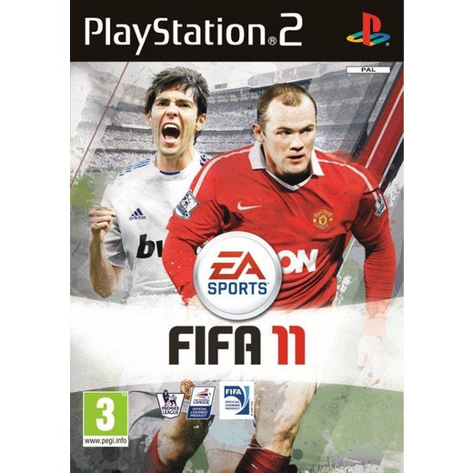 แผ่นเกมps2 FIFA 11 ps2 แผ่นไรท์ เพทู ฟีฟ่า11 fifa11 fifa2011 ps2 เกมฟุตบอล play2