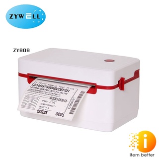 ZYWELL ZY909 Barcode Printer เครื่องพิมพ์สติกเกอร์ ฉลากยา บาร์โค้ด ประกัน 1 ปี (หัวพิมพ์ 3 เดือน)