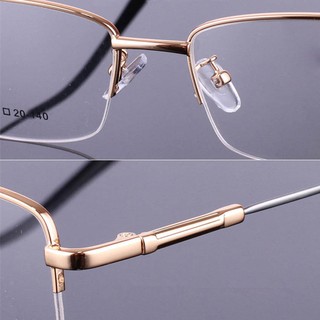﻿Eyewear Accessories กรอบแว่นตา  (รุ่น : 2307)  Gold  Frame Titanium Alloy Glasses Frames