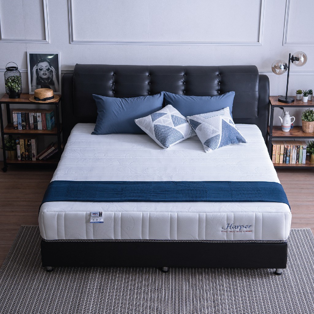 LUCKY mattress ที่นอนสปริง Double Conical Spring รุ่น HARPER
