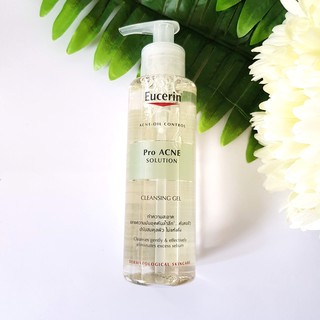 Eucerin Pro Acne Solution cleansing gel 200ml หัวปั๊ม