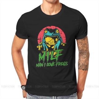 เสื้อยืด พิมพ์ลายกราฟฟิค I Love Frogs แนวสตรีท สําหรับผู้ชายสามารถปรับแต่งได้