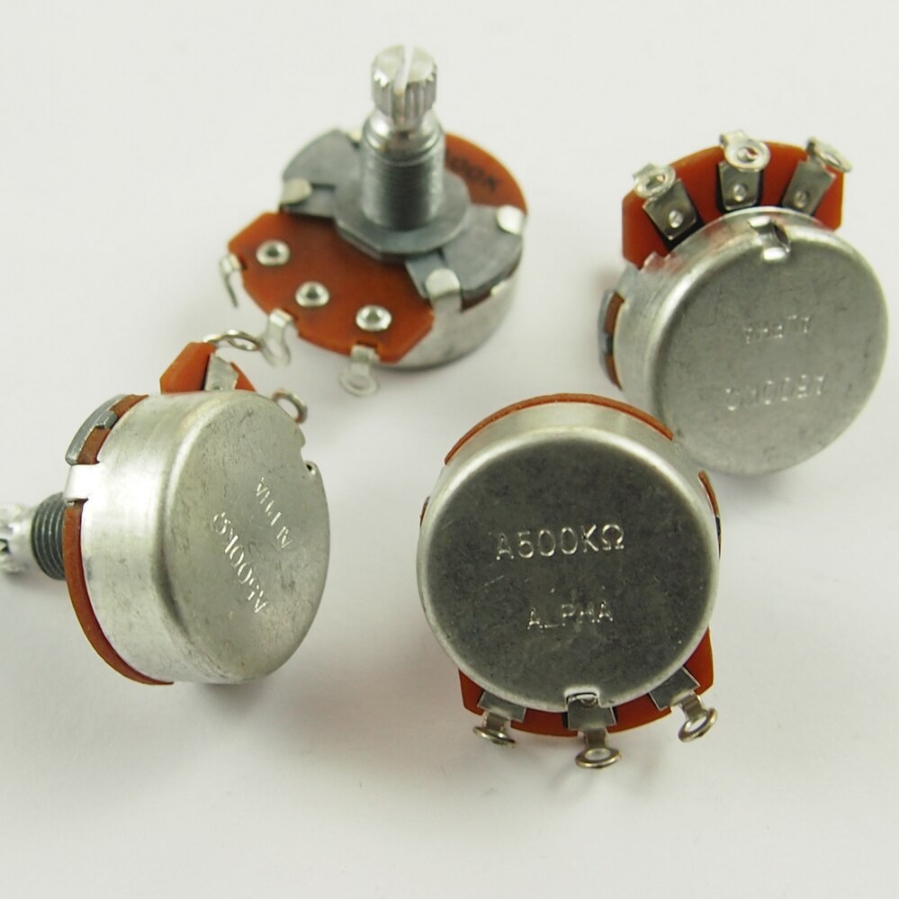 1 PC Alpha A500K B500K Big Potentiometer For Electric Guitar Bass