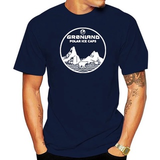 [COD]ขายดี เสื้อยืดลําลอง แขนสั้น พิมพ์ลายหมีขั้วโลกกรีนแลนด์ กลาเซียร์ National Park Norway สําหรับผู้ชายS-5XL