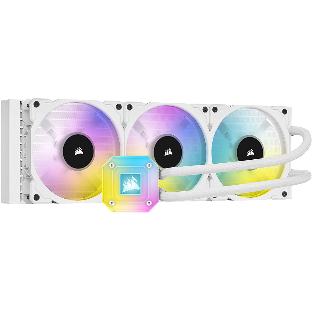 แถมขาล็อค 1700 Corsair iCUE H150i Elite Capellix Liquid CPU Cooler - White