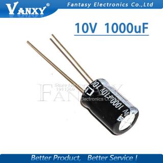 20PCS Higt quality 10V1000UF 8*12mm 1000UF 10V 8*12 Electrolytic capacitor