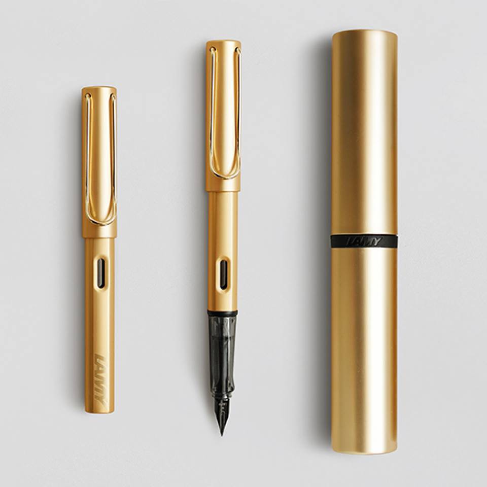 Lamy Lx Gold Fountain Pen (ปากกาลามี่ ด้าม-คลิปสีทอง)