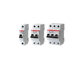 ABB เซอร์กิตเบรกเกอร์ลูกย่อย MCB SH201 (6A - 63A) 1P 6kA Miniature Circuit Breaker