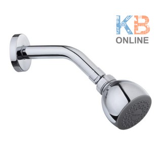 KS-08-111-50 ฝักบัวก้านแข็ง แบบปรับน้ำ 1 ระดับ ขนาด 6.5ซม. | Shower Head (1 function) Ø 6.5 cm KARAT FAUCET KS-08-111-50