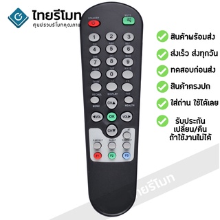 รีโมททีวี ทีซีแอล TCL รุ่น ดำ รับประกันสินค้า มีเก็บเงินปลายทาง จัดส่งไว พร้อมส่ง l ไทยรีโมท