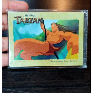 การ์ดเหล็กDisney TARZAN  งานเก่า 20กว่าปีแล้ว ปี1999(จากTARO)สภาพใหม่สมบูรณ์ งานเก่าเก็บ