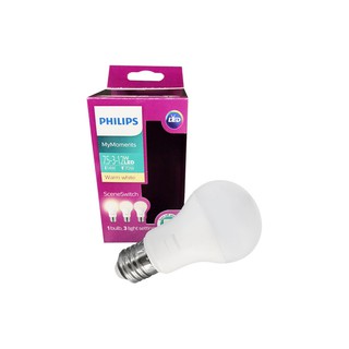 หลอด LED SS-3S 7.5W WARM WHITE E27 PHILIPS | PHILIPS | LED 3S 7.5-70W WW E27 หลอดไฟ LED หลอดไฟ โคมไฟส่องสว่างและพัดลมเพด