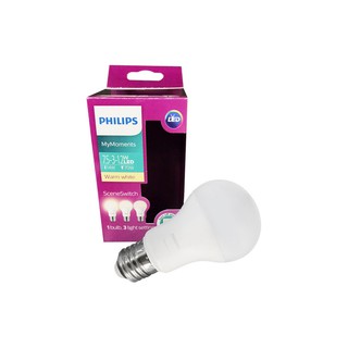 หลอด LED SS-3S 7.5W WARM WHITE E27 PHILIPS | PHILIPS | LED 3S 7.5-70W WW E27 หลอดไฟ LED หลอดไฟ โคมไฟส่องสว่างและพัดลมเพด