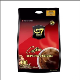 G7 กาแฟดำ ขนาด 2 กรัม (จำนวน 100 ซองต่อถุง) Black Coffee 100% Pure Black (หมดอายุ 01/28) แท้เวียดนาม ดั้งเดิม หอม เข้ม
