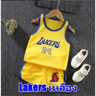 ชุดบาสเด็ก ชุดเสื้อกล้ามเด็ก เนื้อผ้าตาข่าย ใส่สบาย ไม่ร้อน [พร้อมส่ง]