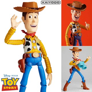 Figma งานแท้ Original ฟิกม่า Kaiyodo Legacy of Revoltech Disney Toy Story ดิสนีย์ ทอย สตอรี่ Woody นายอำเภอ วู้ดดี้