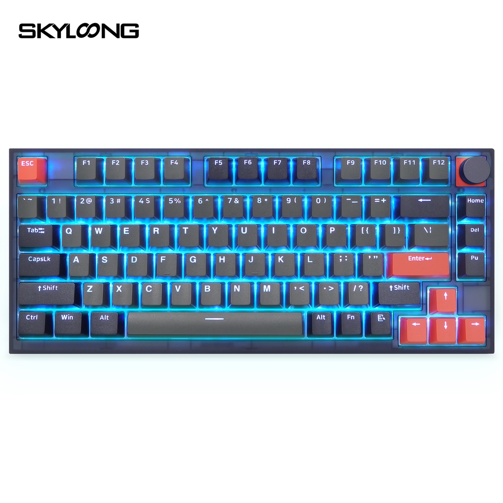 [คีย์ไทย] Skyloong GK75 keyboard gaming keyboard 75% Keyboard 75 keyboard knob RGB Gaming keyboard M