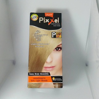 น้ำยาย้อมผม สีบลอนด์อ่อน(สีอ่อนมากๆๆ) Very Light Blonde P09