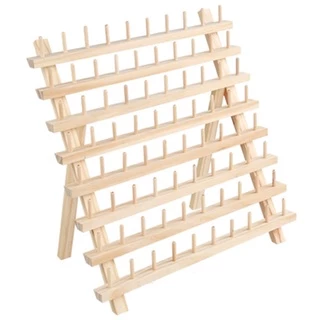 Cons พับผู้ถือด้าย 30 80 120 Spools เย็บเย็บปักถักร้อย Thread Rack Organizer แขวนผนังกรวยขาตั้งชั้นวาง Ne
