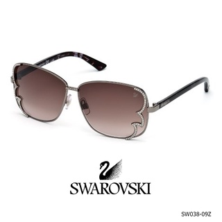 Swarovski SW0038 - 09Z กรอบแว่นตาประดับด้วยเพชรคริสตัลของ SWAROVSKI ดีไซน์อิตาลี