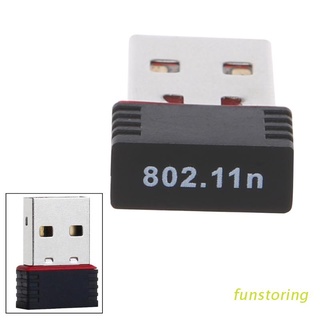 Fun อะแดปเตอร์การ์ดเครือข่ายไร้สาย LAN 150Mbps USB 2.0 WiFi 802.11 ngb Ralink MT7601