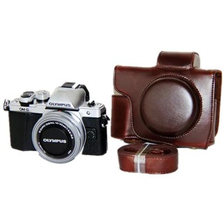 เคสกระเป๋าใส่กล้อง กันกระแทก หนัง PU สำหรับ Olympus E-M10 Mark II