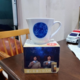 แก้วกาแฟ Ceramic Nescafe Gold Blend 150ml. ลาย II ดวงดาว 【ใหม่】 ญี่ปุ่น