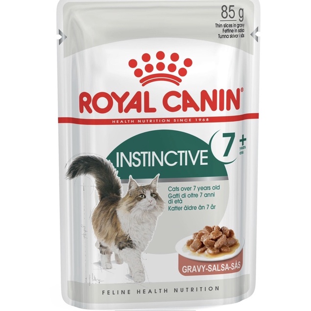 อาหารเปียกแมว Royal Canin Instinctive 7 สำหรับแมวแก่ 1 ซอง 85 กรัม