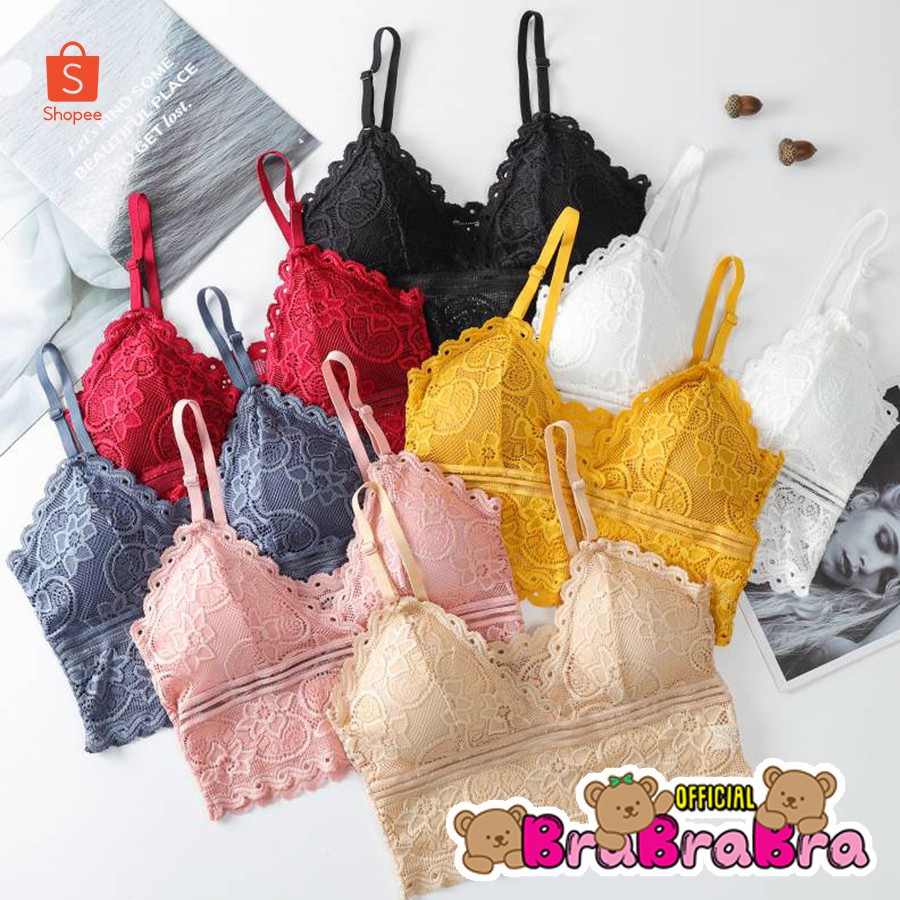 [ส่งจากไทย] 𝑩𝒓𝒂𝑩𝒓𝒂𝑩𝒓𝒂  #bra-102 บรา เสื้อทับ sexy ลูกไม้