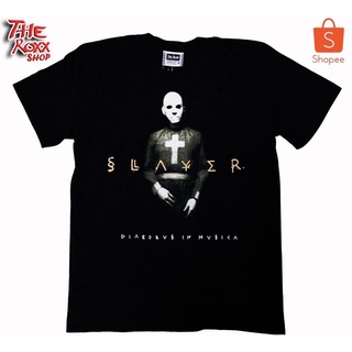 เสือยืดผู้ชาย เสื้อยืดแฟชั่น เสื้อยืดคอกลมเสื้อวง Slayer 3989 เสื้อวงดนตรี เสื้อวงร็อค เสื้อนักร้อง