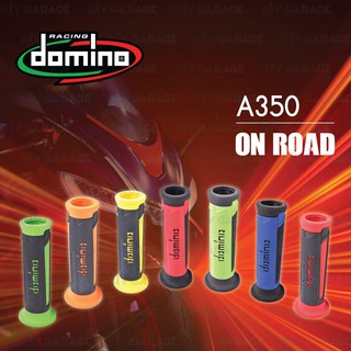 DOMINO MANOPOLE GRIP ปลอกแฮนด์ รุ่น A350 ใช้สำหรับรถมอเตอร์ไซค์ [ 1 คู่ ]