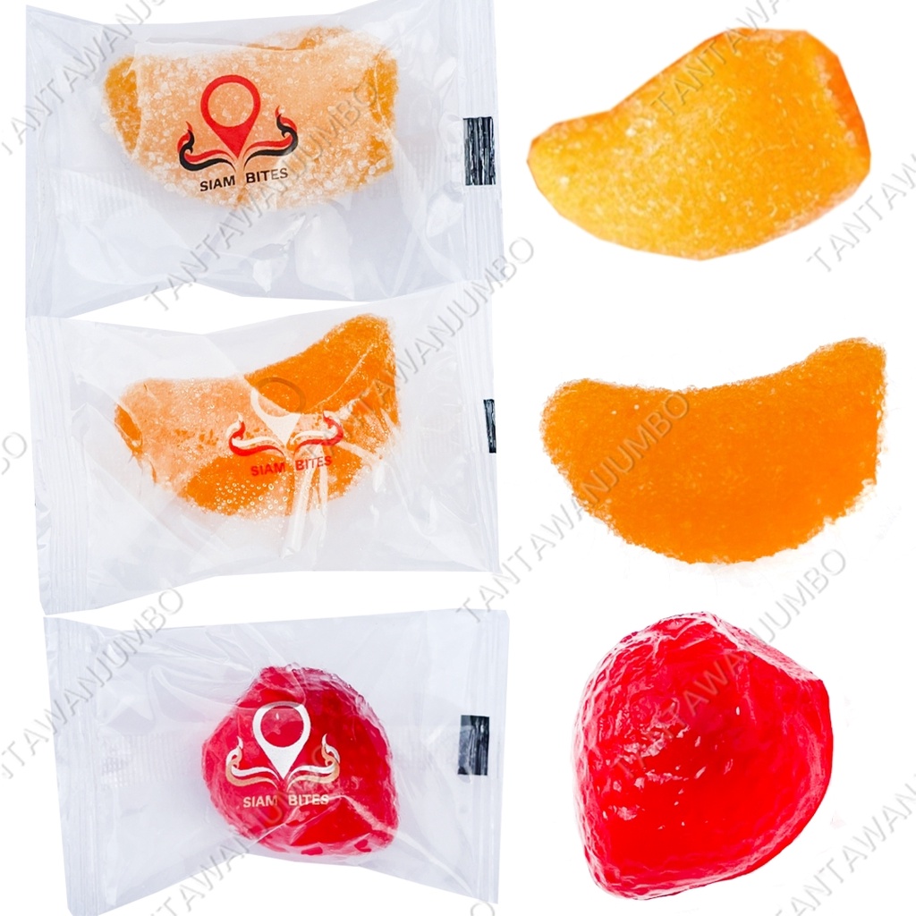 เยลลี่รูปผลไม้ เยลลี่กลีบส้ม เยลลี่มะม่วง เยลลี่สตอเบอร์รี่ siam bites