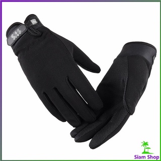 Siam A687 ถุงมือมอเตอร์ไซค์  รุ่น 5.11 ไบค์เกอร์  Non-slip gloves